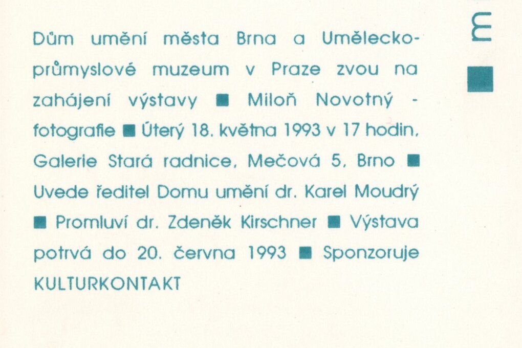 Miloň Novotný – fotografie